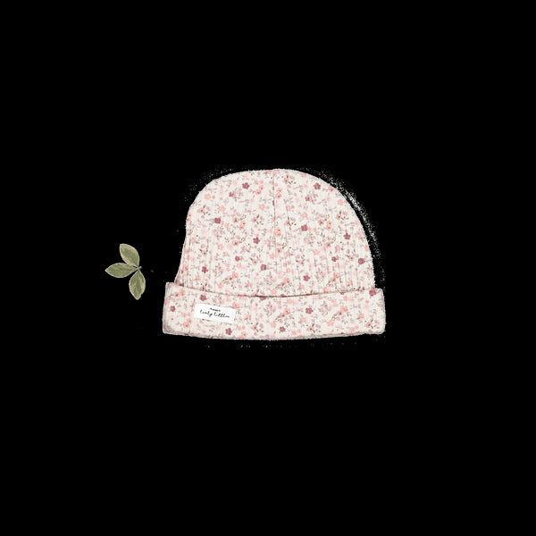 the-printed-hat-dusty-mauve-floral Lovely Littles - Sophia's StyleHat-1